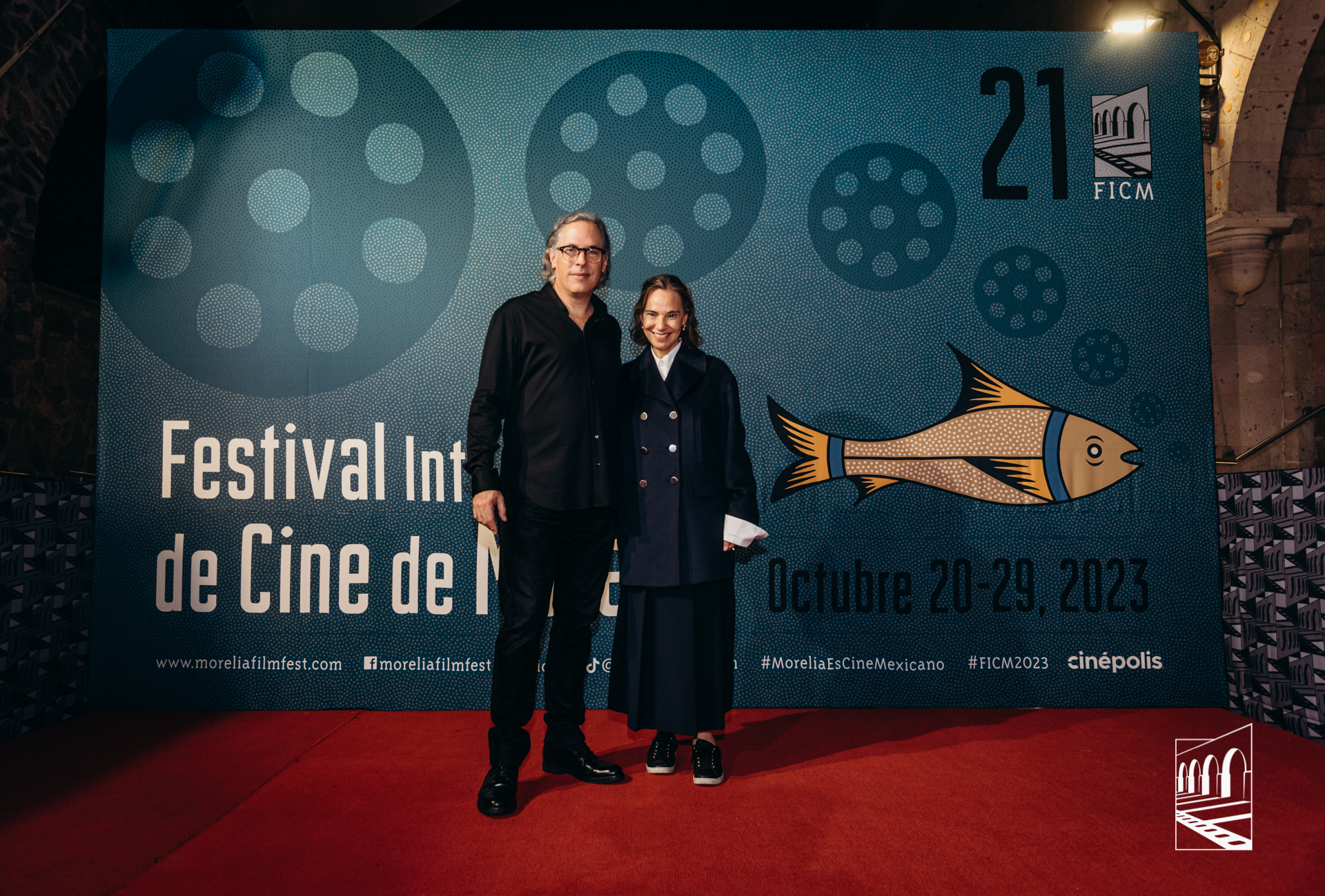 Función de KILLERS OF THE FLOWER MOON y develación de butaca Rodrigo Prieto en el 21er FICM