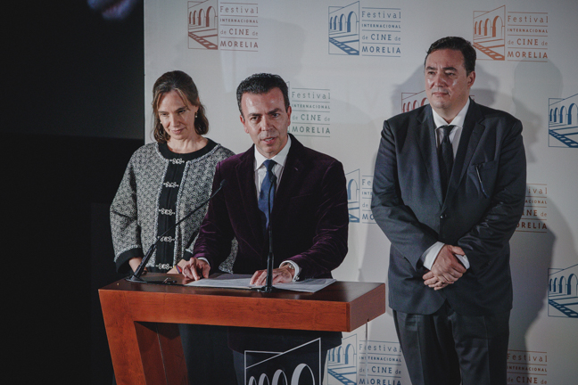 Daniela Michel, Alejandro Ramírez, Cuauhtémoc Cárdenas