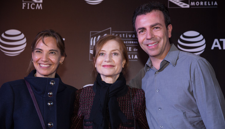 Daniela Michel, Isabelle Huppert, Alejandro Ramírez Magaña