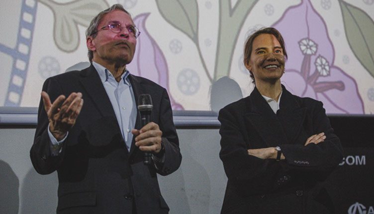 Michael Elias y Daniela Michel.