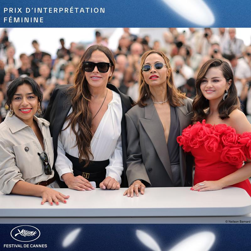 La actriz mexicana Adriana Paz fue premiada en el 77° Festival de Cannes