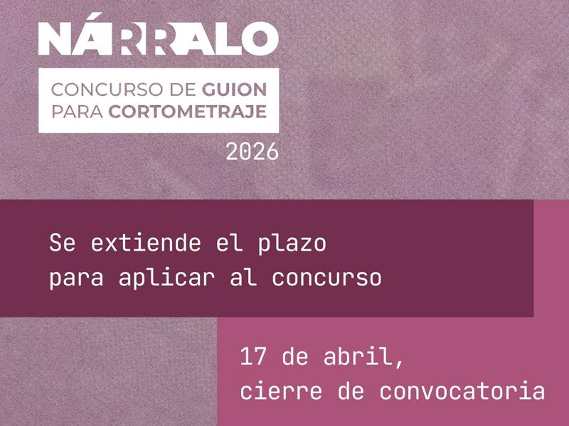 La convocatoria "Nárralo" amplía su periodo de registro hasta el 17 de abril