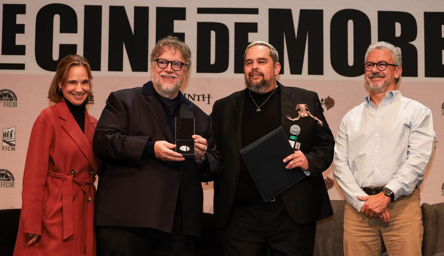 Conferencia de prensa con Guillermo del Toro en el 24° FICM