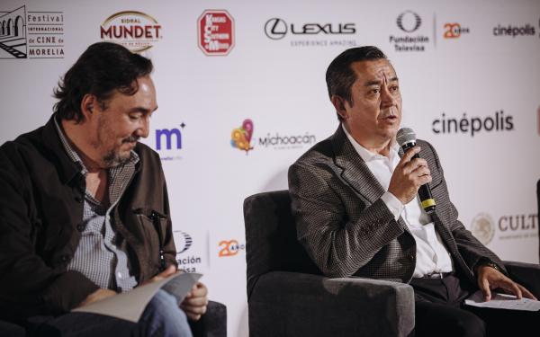 Cuauhtémoc Cárdenas y Roberto Monroy