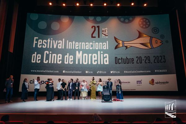Develación de butaca Cecilia Suárez en el 21er FICM 